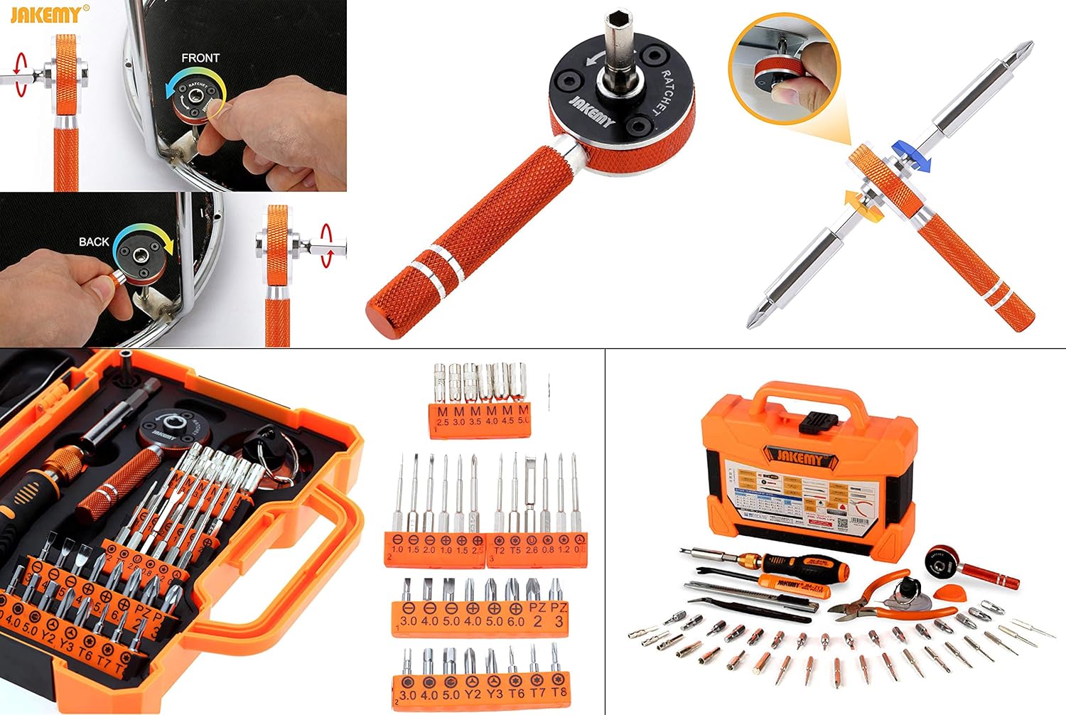 Jakemy 47-in-1 Household DIY Maintenance Toolkit (JM-8146)
