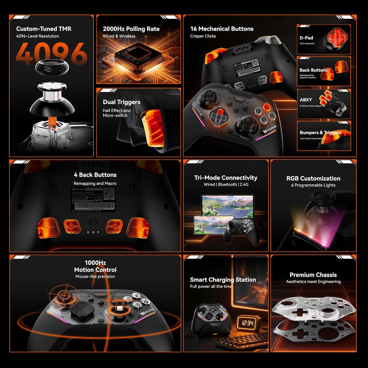 Bigbig Won Mojhon Storm Multi-Platform Wireless Controller