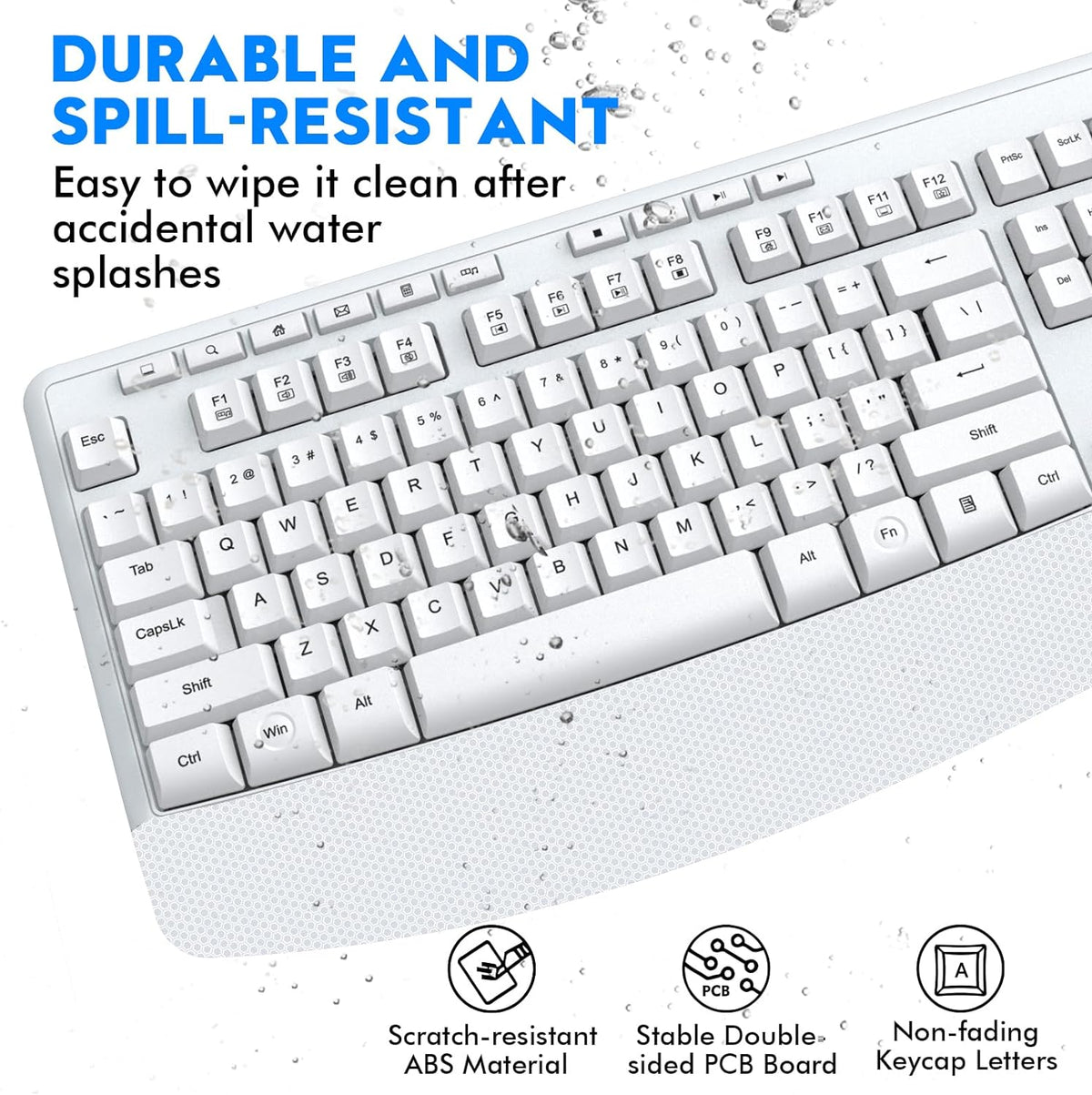 E-YOOSO E-787 Wireless Keyboard & Mouse Combo (White)