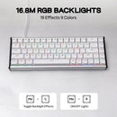 Ajazz ALUX68 Plus RGB Wired 68-Keys Aluminum CNC Case Hot-Swappable Mechanical Keyboard