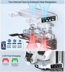 OIVO Wall Mounted Cooling Stand with Controller Charger for PS5 / PS5 Slim / PS5 Pro