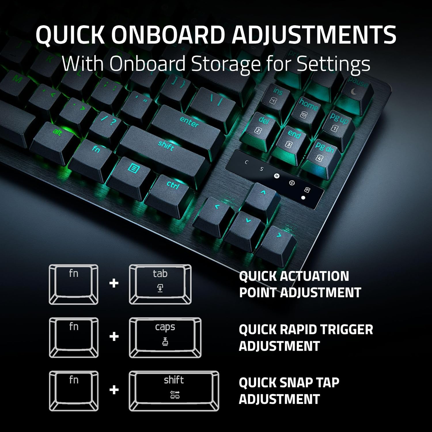 Razer Huntsman V3 TKL 8KHz Analog Optical Esports Keyboard (Black)