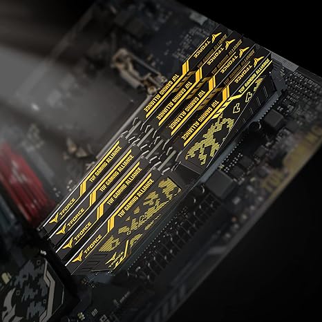 Teamgroup T-Force Vulcan TUF Gaming Alliance 32GB (2X16GB) DDR4 3200MHZ CL16-20-20-40 1.35V Desktop Memory