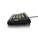 E-Yooso Z-87 Yellow Single Light 87 Keys Wired Mechanical Keyboard Black (Red Switch)