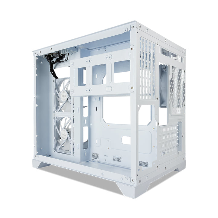 Tecware VX90M MATX Dual Tempered Glass Panoramic PC Case | DataBlitz