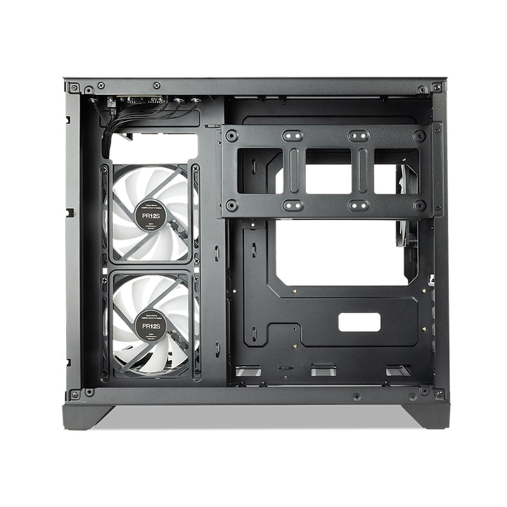 Tecware VX90M MATX Dual Tempered Glass Panoramic PC Case | DataBlitz