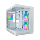 Tecware VX90M MATX Dual Tempered Glass Panoramic PC Case | DataBlitz