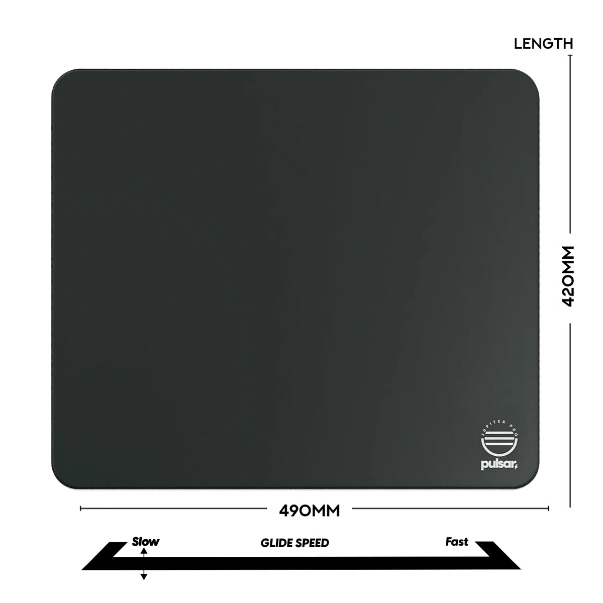 Pulsar Jupiter Pro Premium eSports Mousepad Firm Very Slow Speed XL