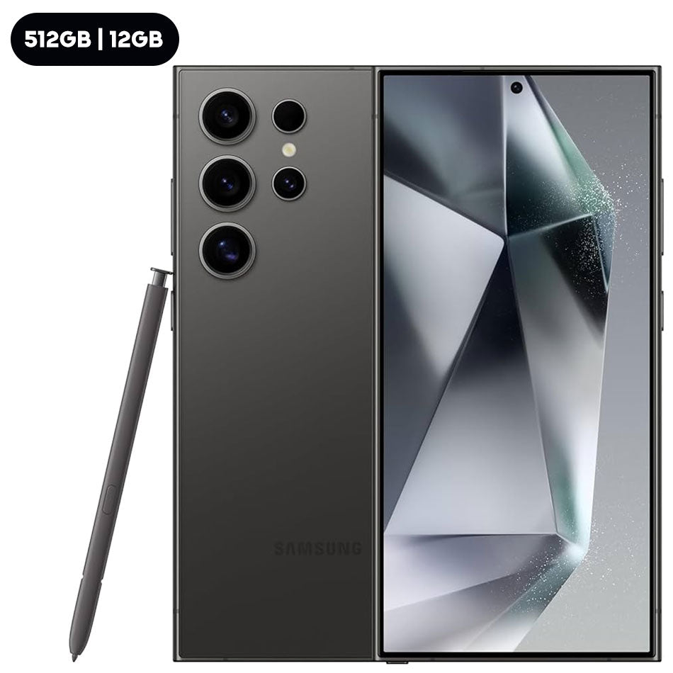 Samsung Galaxy S24 Ultra SM-S928B/DS | 512GB +12GB RAM | 5G/4G/3G/2G + Wi-Fi + Bluetooth | 6.8" QHD+ (3120X1440) Dynamic Amoled 2X | Android 14 | Qualcomm Snapdragon8 GEN3 | 200MP + 12MP | 5000mAh (Titanium Gray, Titanium Black, Titanium Violet)