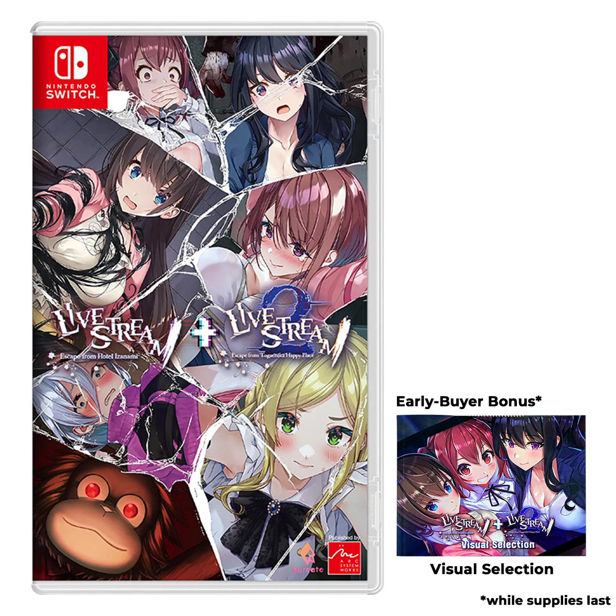 Nintendo Swtich Livestream Escape from Hotel Izanami + Livestream 2 Escape from Togaezuka Happy Place Collection (Asian)