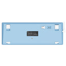E-Yooso Z-94 Tri-Mode RGB 94-Keys Hot-Swappable Mechanical Keyboard White/Blue (Linear White switch)