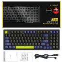 E-Yooso Z-94 Rainbow Light 94-Keys Hot-Swappable Wired Mechanical Keyboard