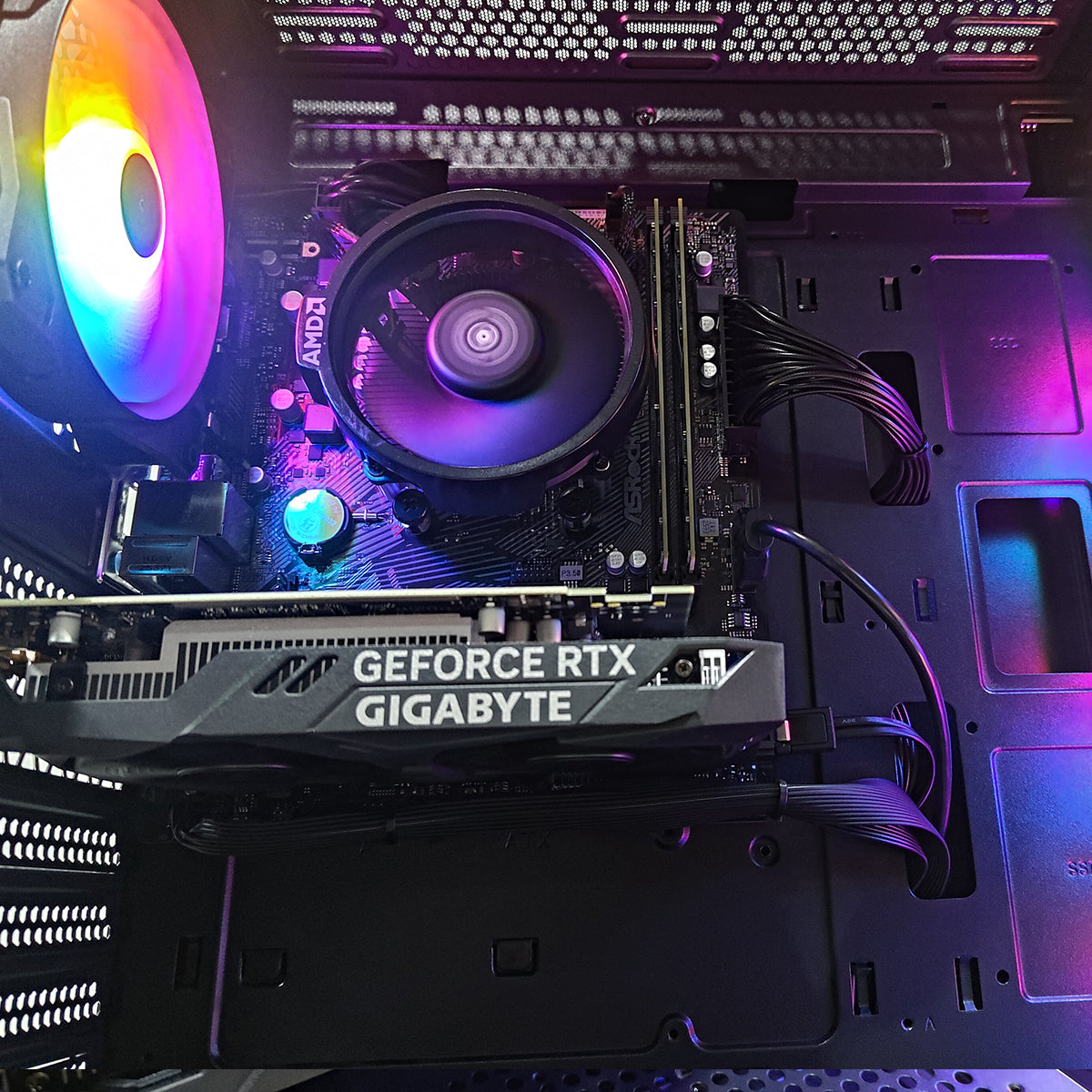 Alpha Revolution-05 Black Desktop Gaming PC | AMD Ryzen 5 5500 | 16GB (2x8GB) RAM | 512GB SSD | RTX 3050 | Windows 11 Pro