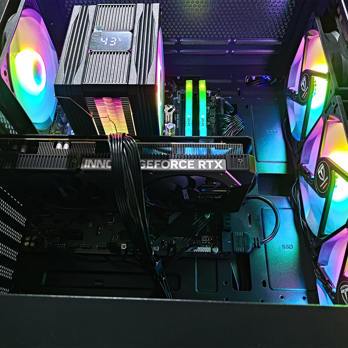 Sigma Uriel Black Desktop Gaming PC | AMD Ryzen 5 7500F | 32GB RAM | 1TB SSD | GeForce RTX 5060 TI | Windows 11 Pro