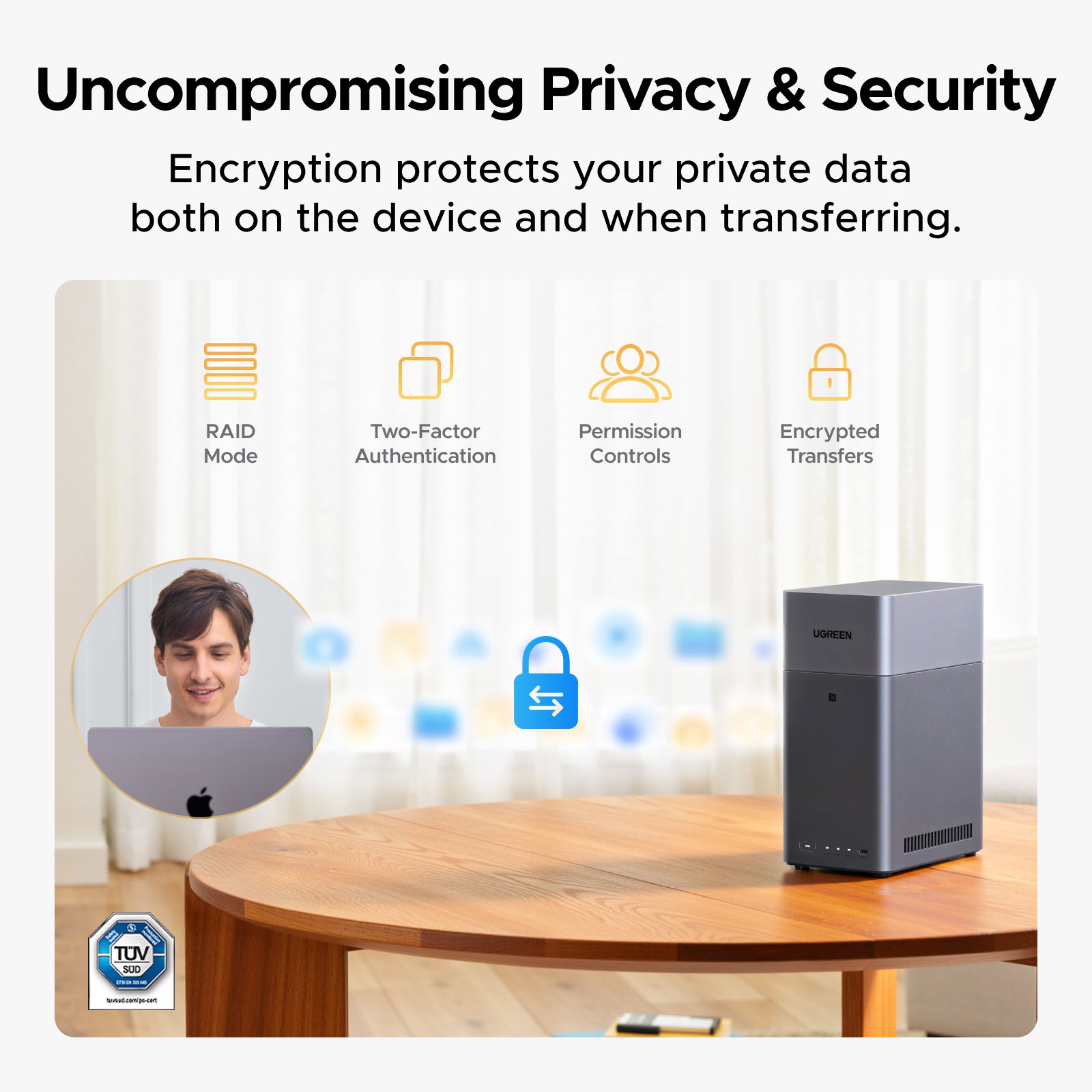 Ugreen NASync DH2300 2-Bay NAS Diskless Personal Cloud Storage (DH2300/95432)