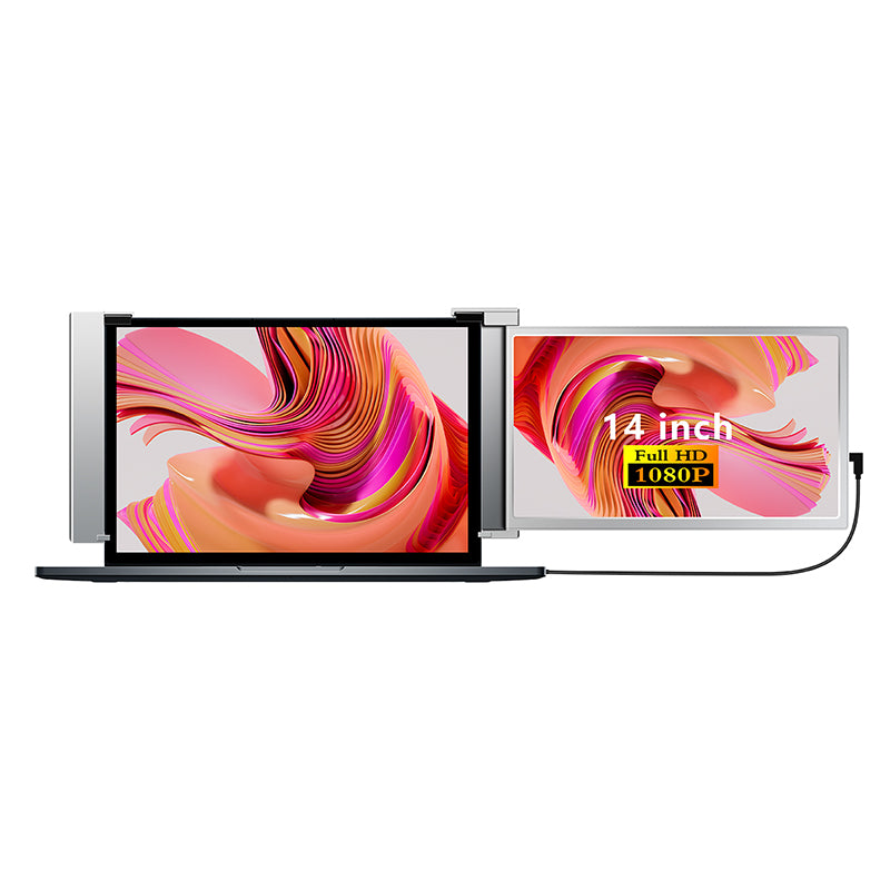 S14 14" FHD (1920x1080) IPS Portable Single Screen Monitor for Laptop + Sleeve