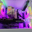 Alpha M305 White Desktop Gaming PC | Intel i5 12400F | 16GB RAM | 512GB SSD | with WiFi + Bluetooth | GeForce RTX 3050 | Windows 11 Pro