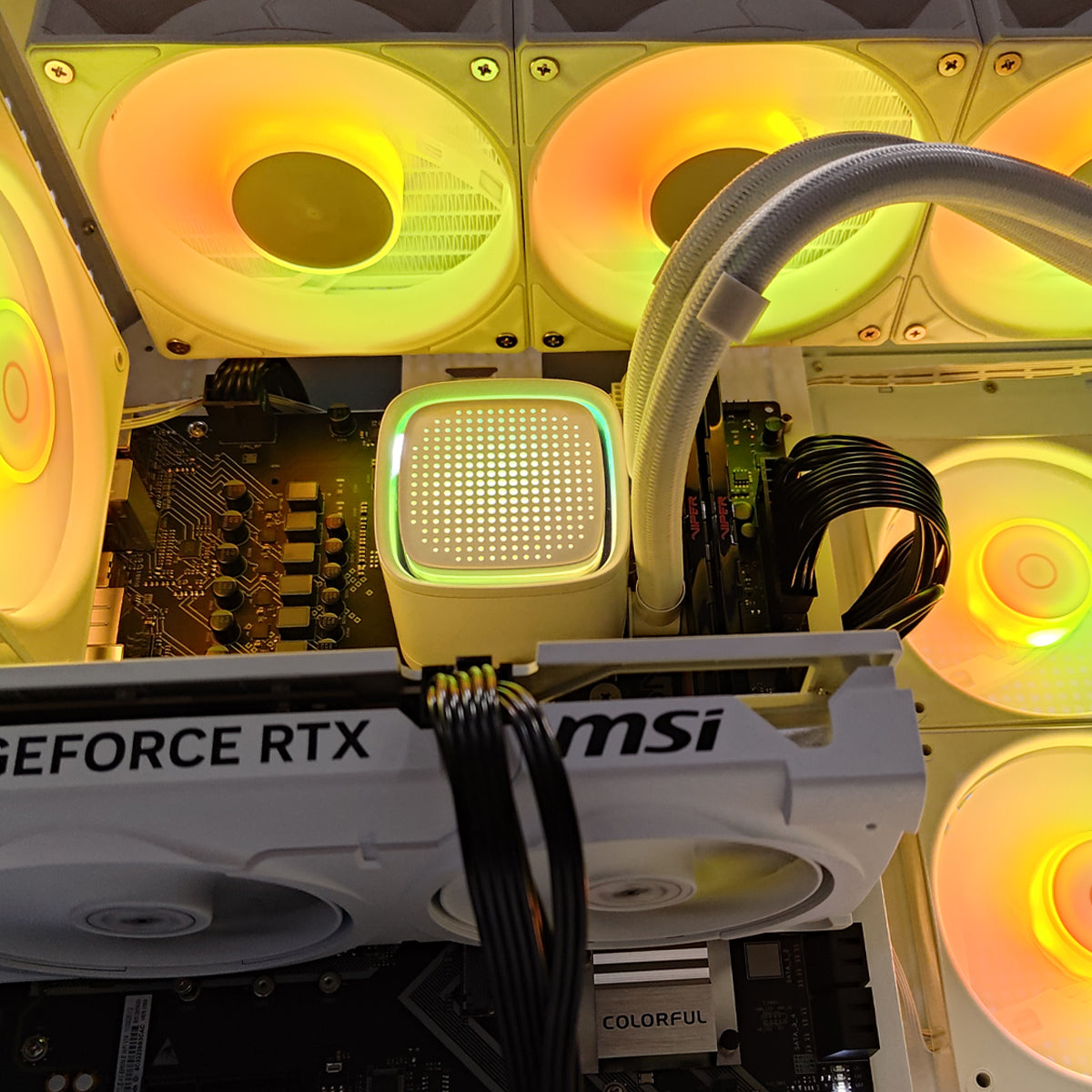Aurora C54 White Desktop Gaming PC