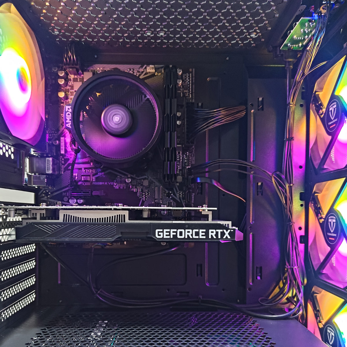 Alpha Cronus Black Desktop Gaming PC | AMD Ryzen 5 5500 | 16GB RAM | 512GB SSD | RTX 3050 | Windows 11 Pro