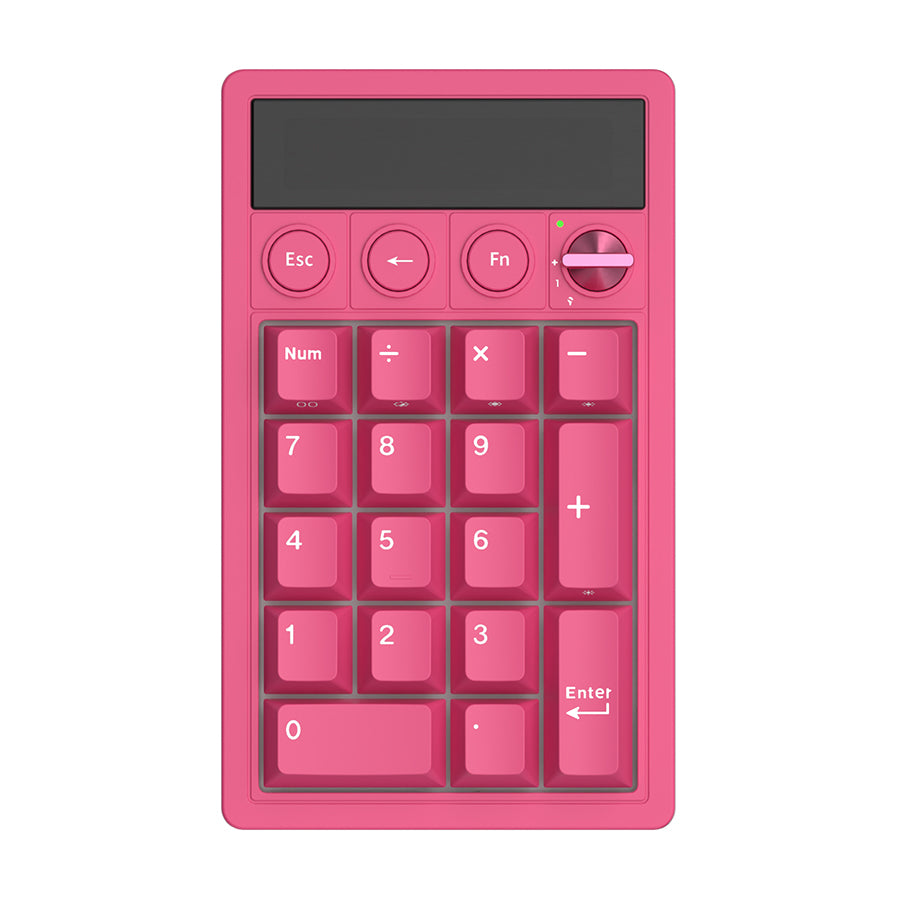 Royal Kludge M20 Tri-Mode RGB Numeric KeyPad & Calculator Berry Red