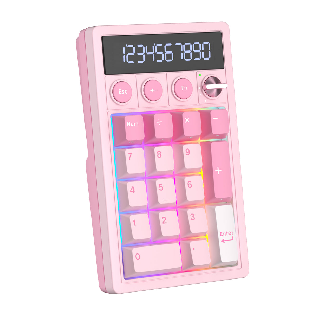 Royal Kludge M20 Tri-Mode RGB KeyPad & Calculator Pink Melody