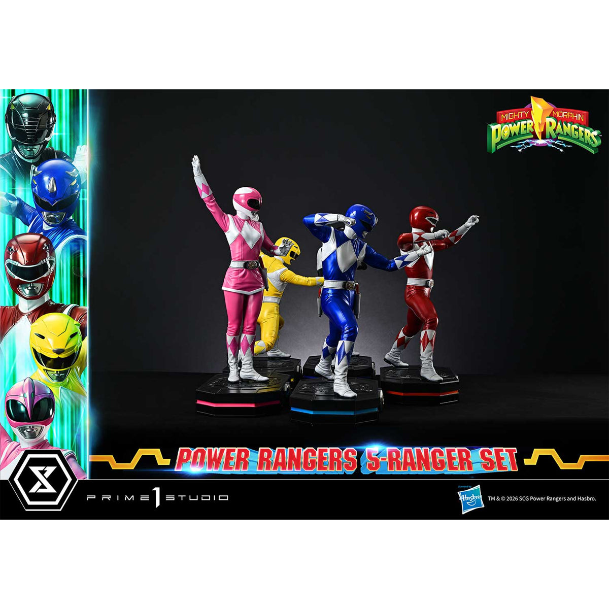 Premium Masterline Mighty Morphin Power Rangers: Power Rangers 5-Ranger Set