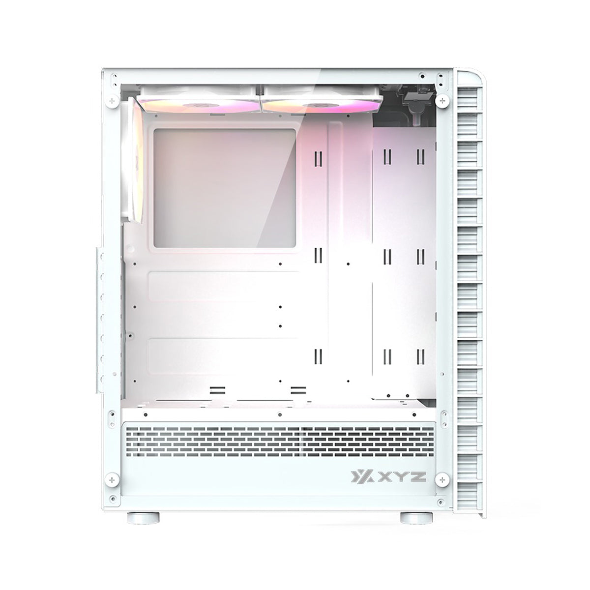 XYZ Airone 300 Glass Edition ATX PC Case with 6 Pre-Installed 120mm Airplus 100 ARGB Fans