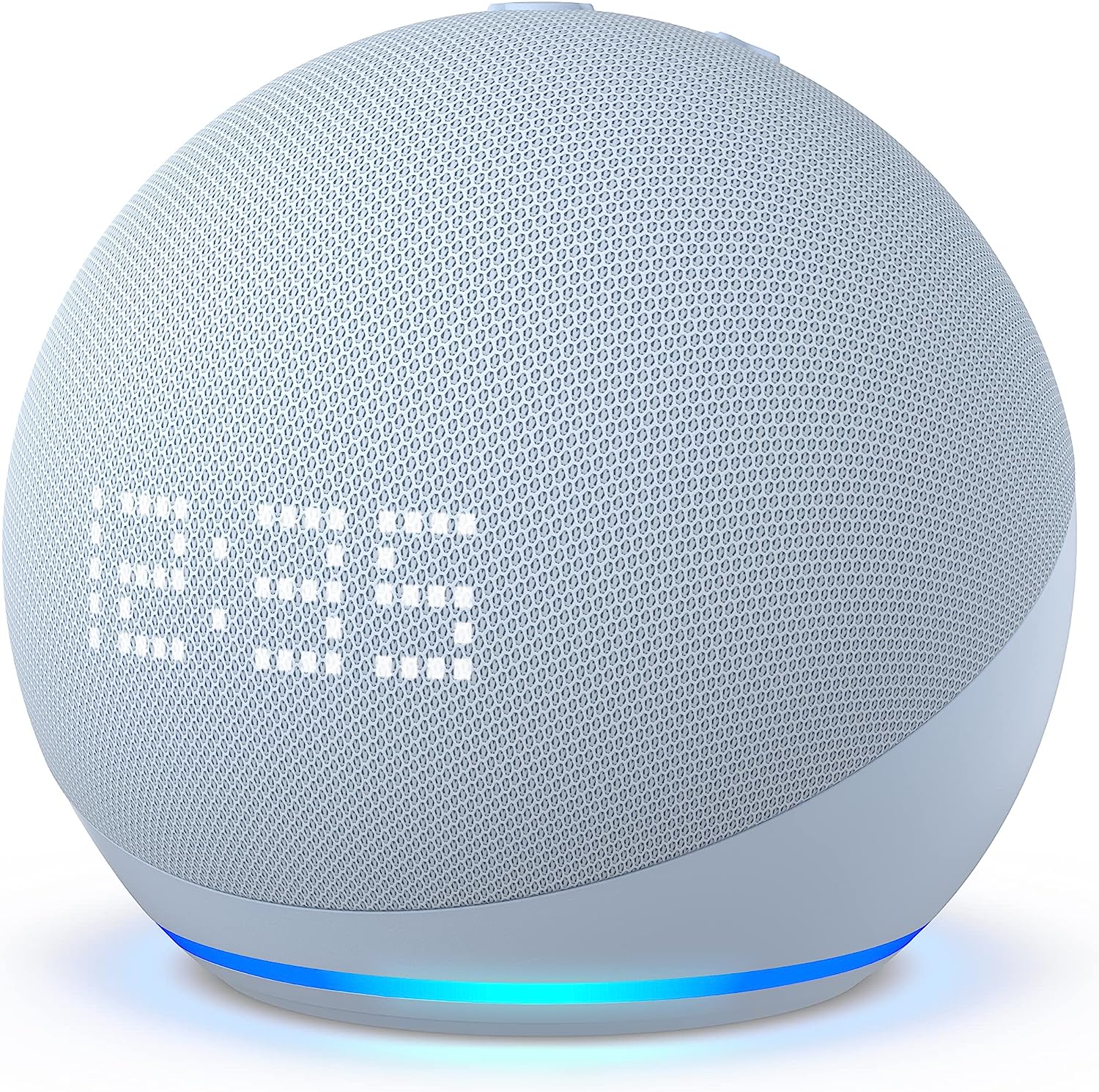 Amazon Echo Dot 5th Gen Smart Speaker With Clock & Alexa (Cloud Blue)