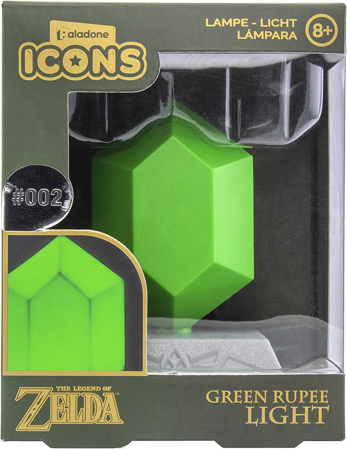 Paladone The Legend Of Zelda Green Rupee Icon Light (#002) (PP4369NNV3)