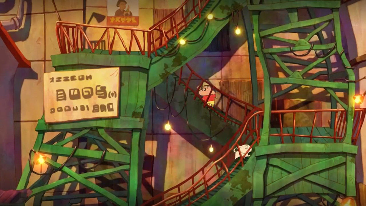 Crayon Shin-chan Me and the Professor on Summer Vacation + Shiro and the Coal Town
