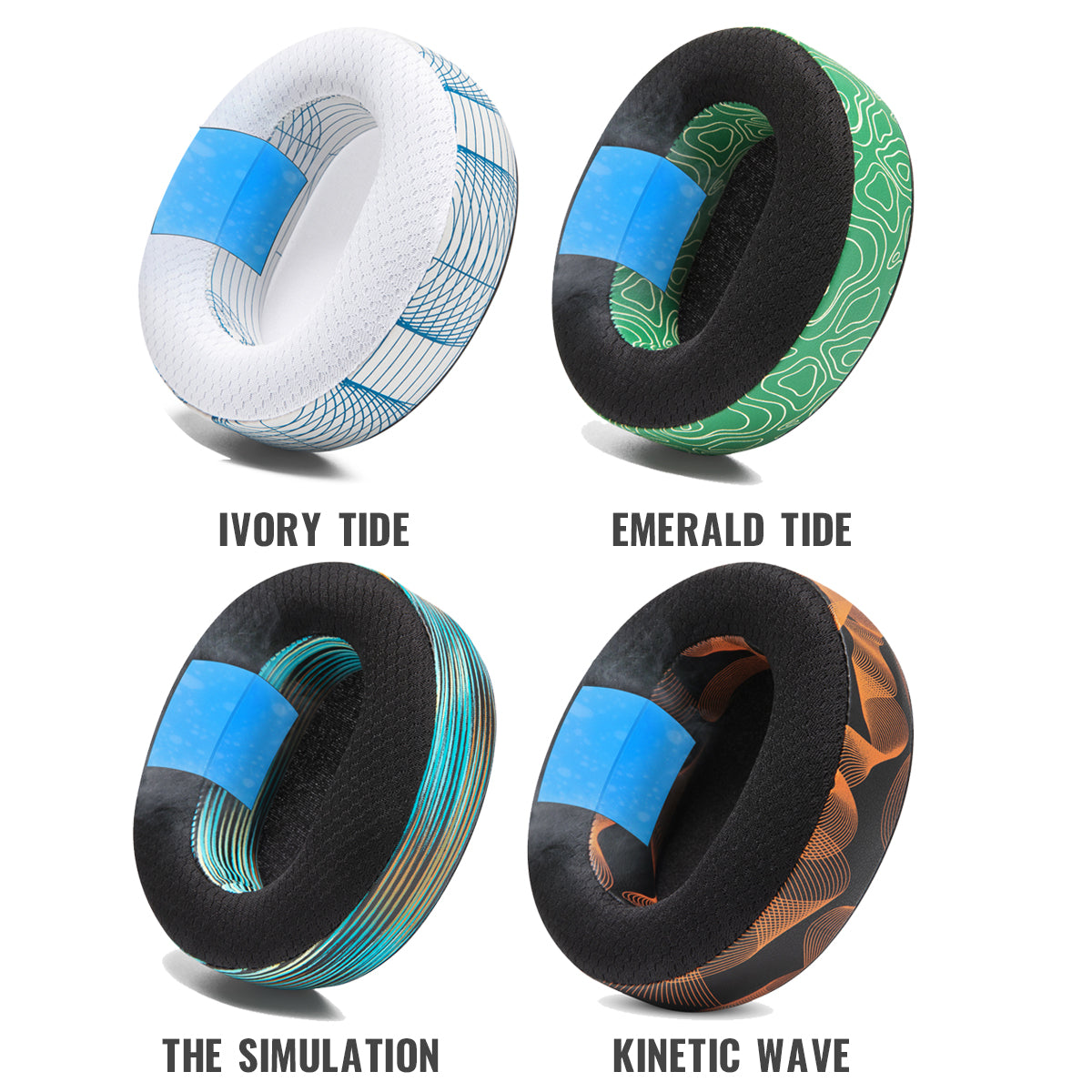 Wicked Cushions WC FreeZe - Hybrid Cooling Gel Earpads for Audeze Maxwell
