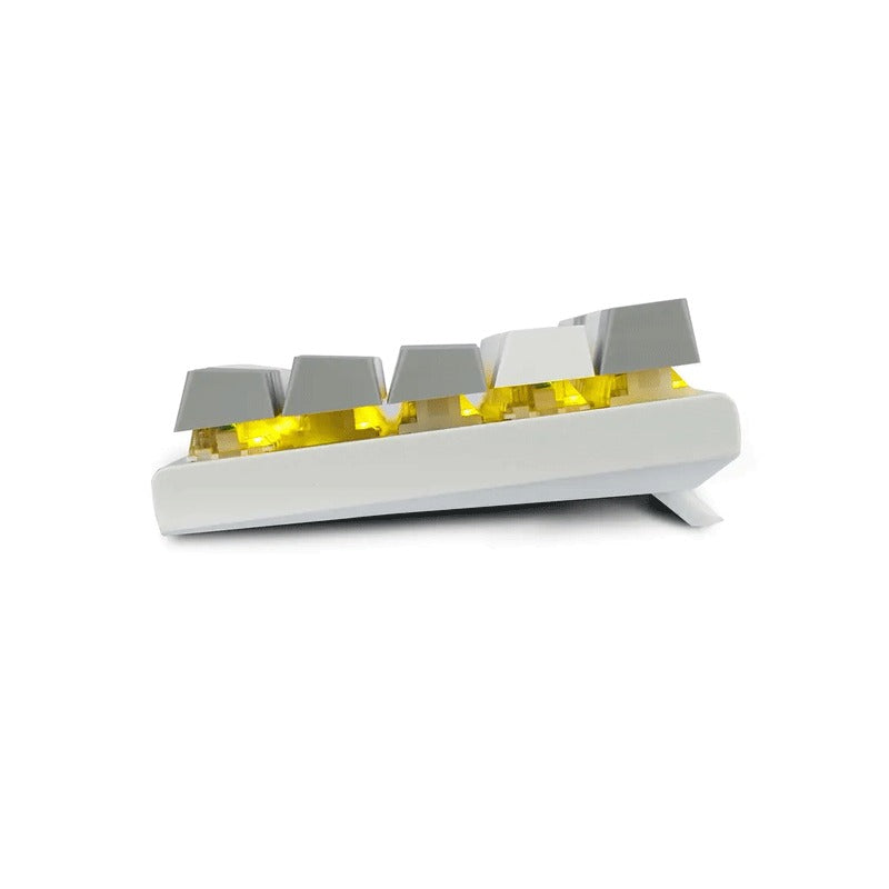 E-Yooso Z-11 Single Light RGB 61 Keys Hot Swappable Mechanical Keyboard White/Grey