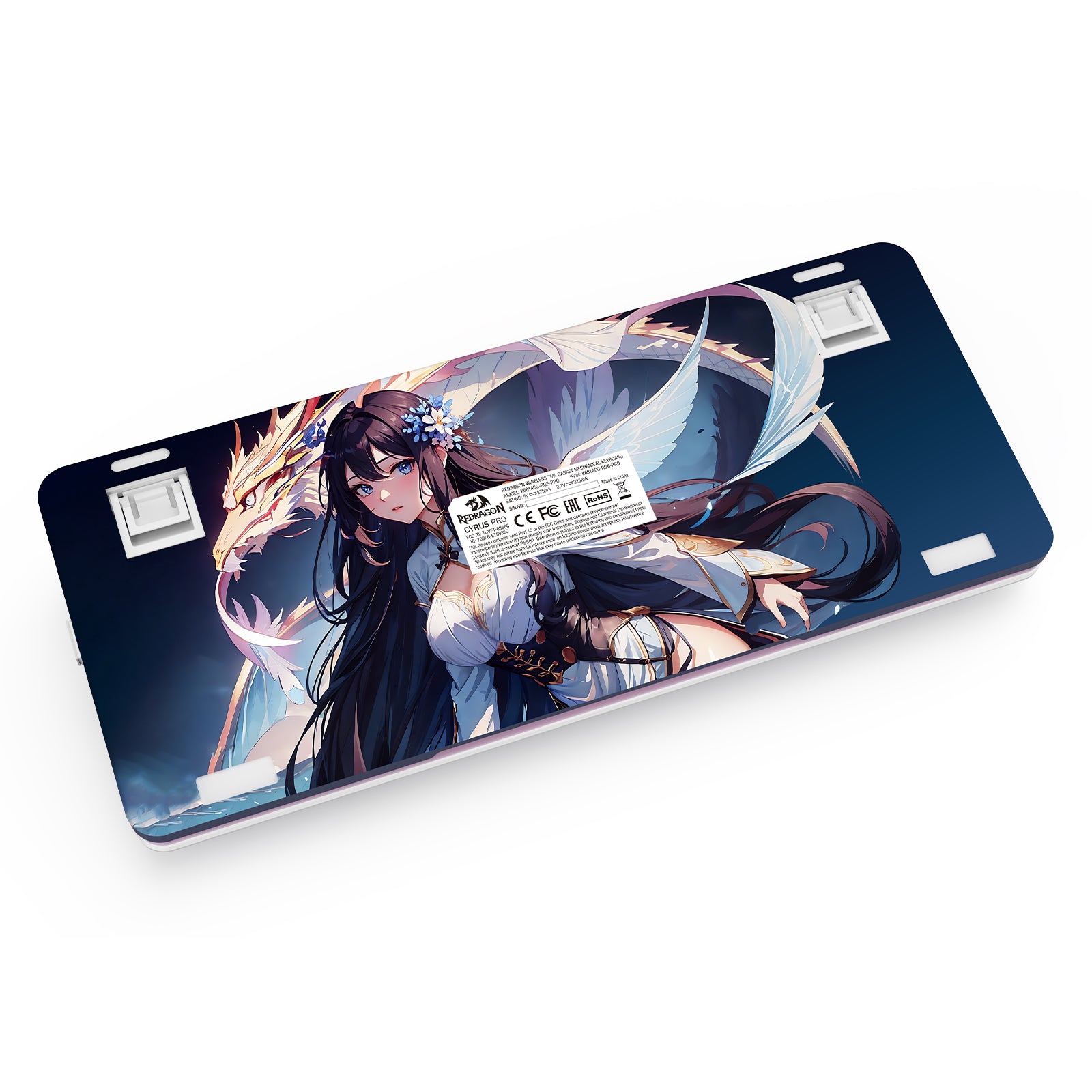 Redragon K681ACG Cyrus Pro Anime Ed. RGB Wireless 75% Hot-Swappable Gasket Mechanical Keyboard