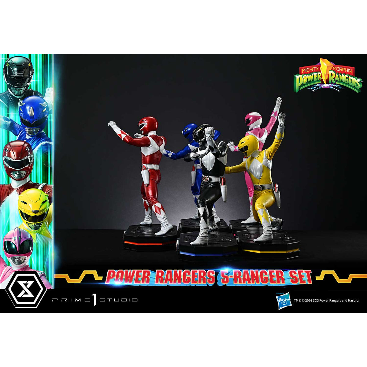 Premium Masterline Mighty Morphin Power Rangers: Power Rangers 5-Ranger Set