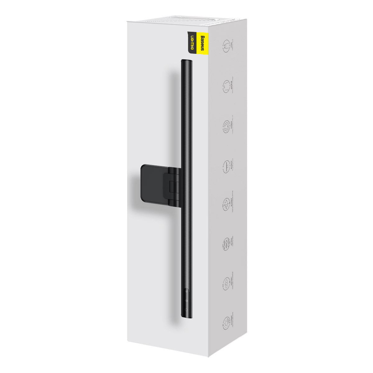 Baseus i-wok2 Series USB Asymmetric Light Source Screen Hanging Light Youth (Black) (DGIW000101)