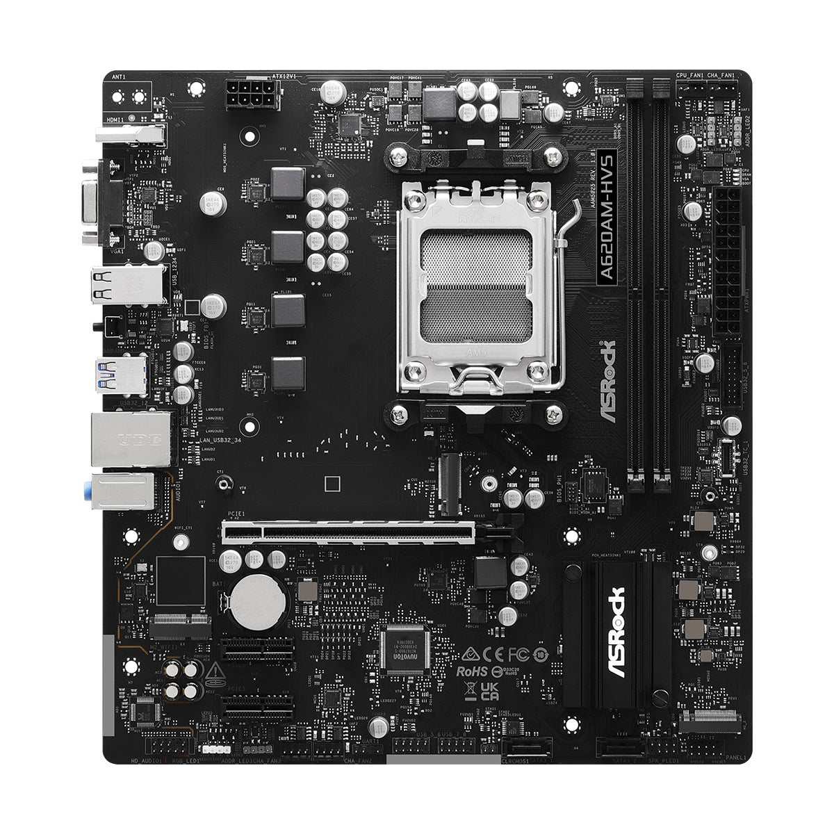 Asrock A620AM-HVS DDR5 AMD Motherboard