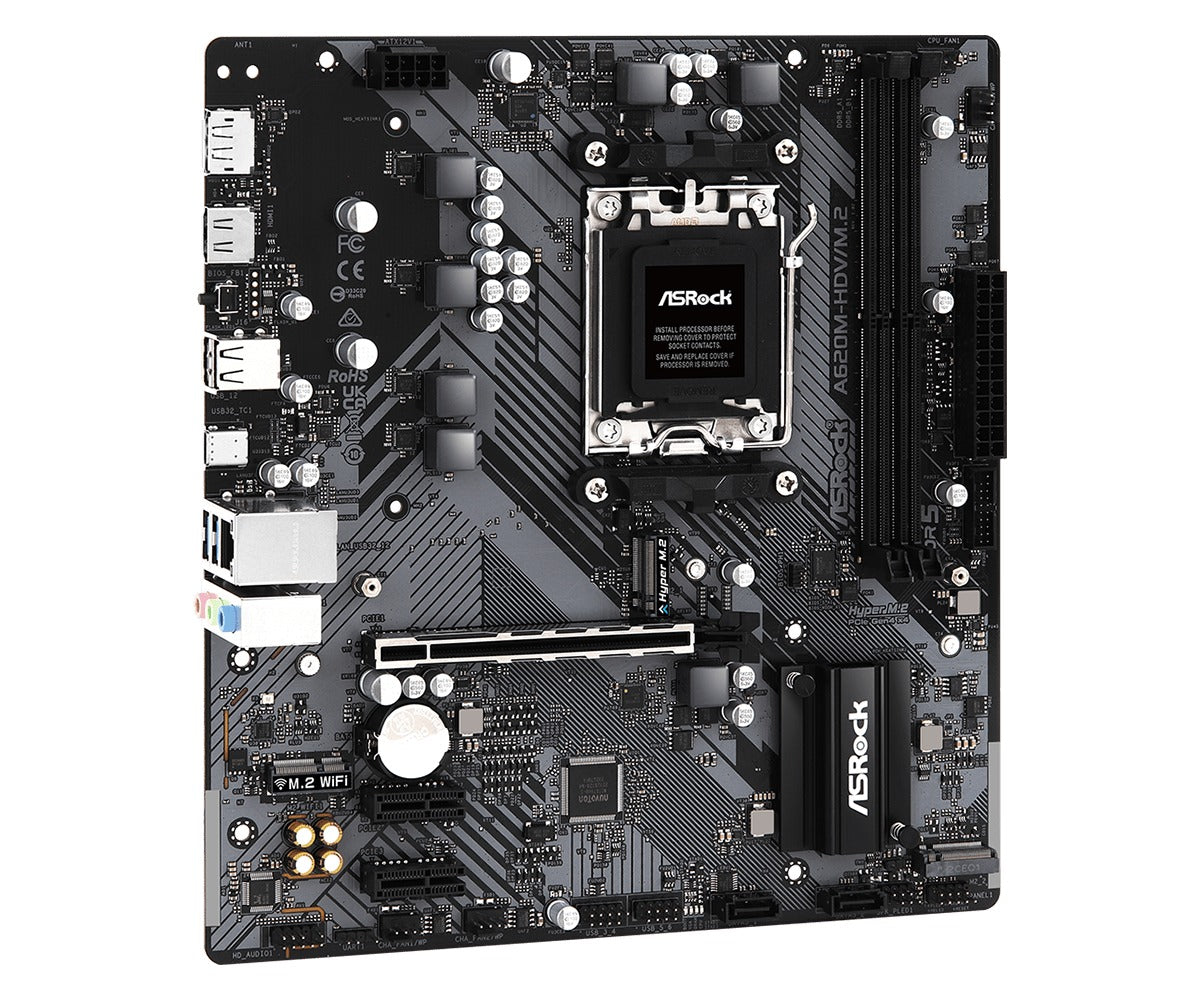 ASRock A620M-HDV/M.2 DDR5 Motherboard