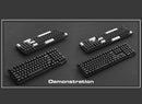 AKKO White On Black Keycaps Set ABS SAL 195 Keys