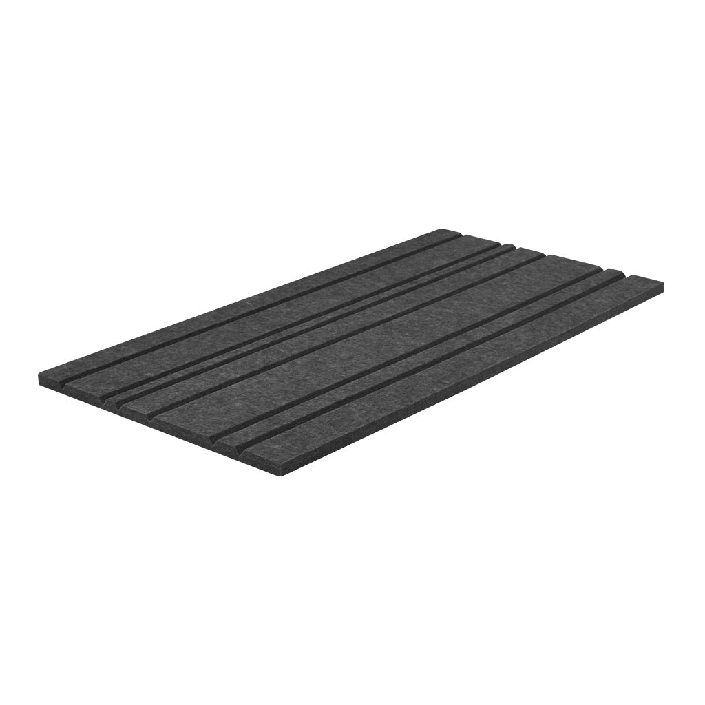 Streamplify Acoustic Panel Slim 12mm High-Density Polyester Fiber 60X30CM (6-Packs) (Dark Grey & Pink)