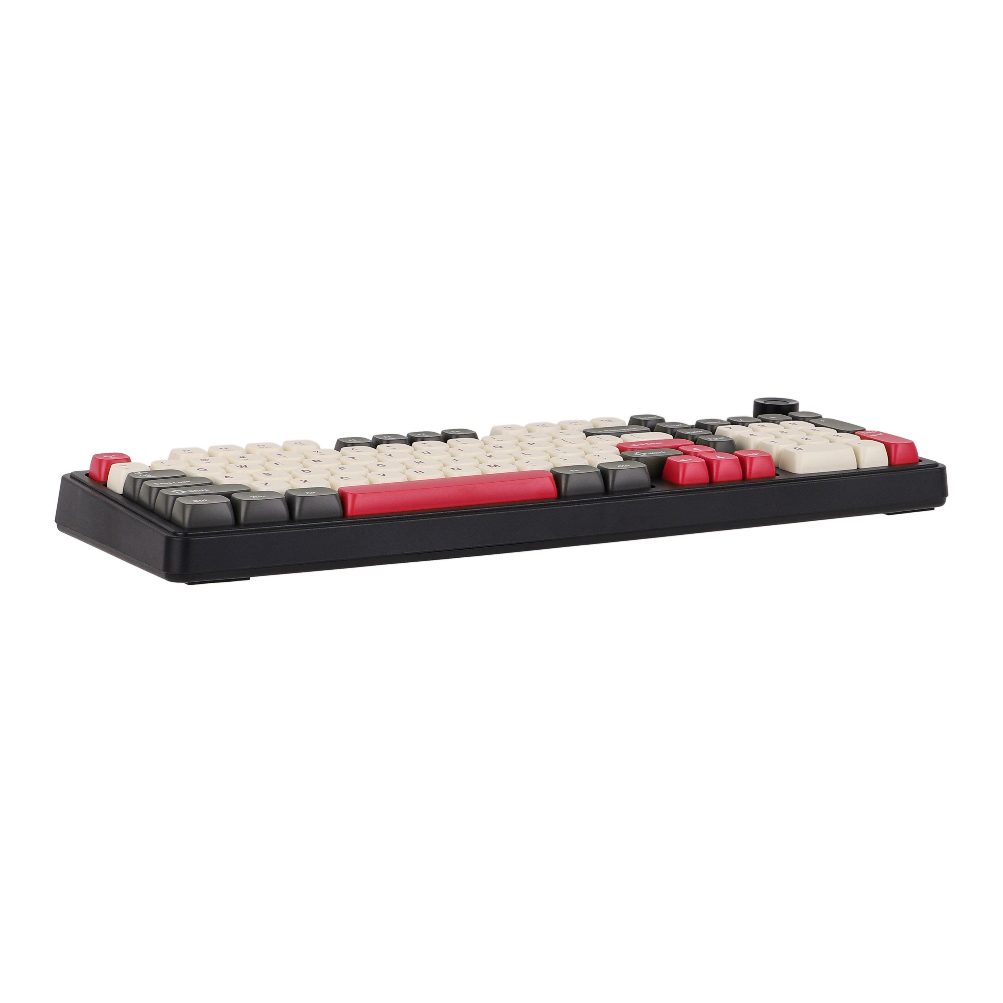 Ajazz AF98 Plus RGB Tri-Mode 97-Keys Membrane Keyboard (Black Shark Red)