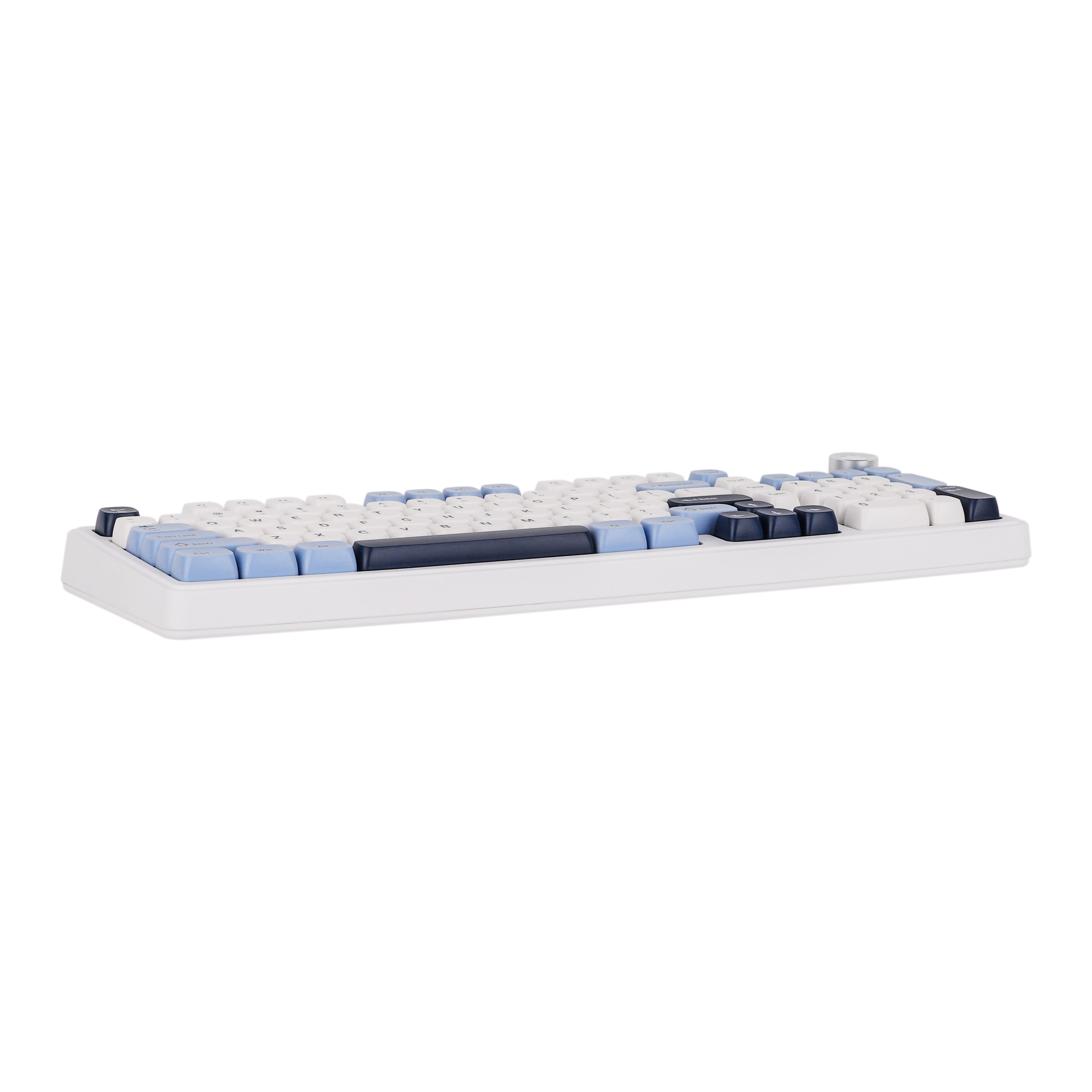 Ajazz AF98 Plus RGB Tri-Mode 97-Keys Membrane Keyboard (Blue/White/Blue)