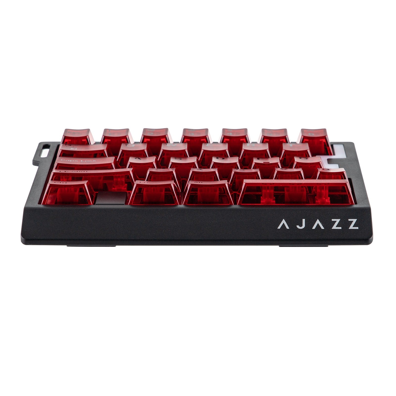Ajazz AK029 RGB Magnetic Switch Wired 29-Keys Hot-Swappable Mechanical Keyboard (Transparent Red) (Flame Ignation Switch)
