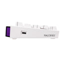 Nacodex x Ajazz NK68 Mixed Light Wired 68-Key Hot-Swappable Mechanical Keyboard (White Contour)