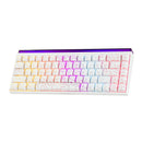 Nacodex x Ajazz NK68 Mixed Light Wired 68-Key Hot-Swappable Mechanical Keyboard (White Contour)