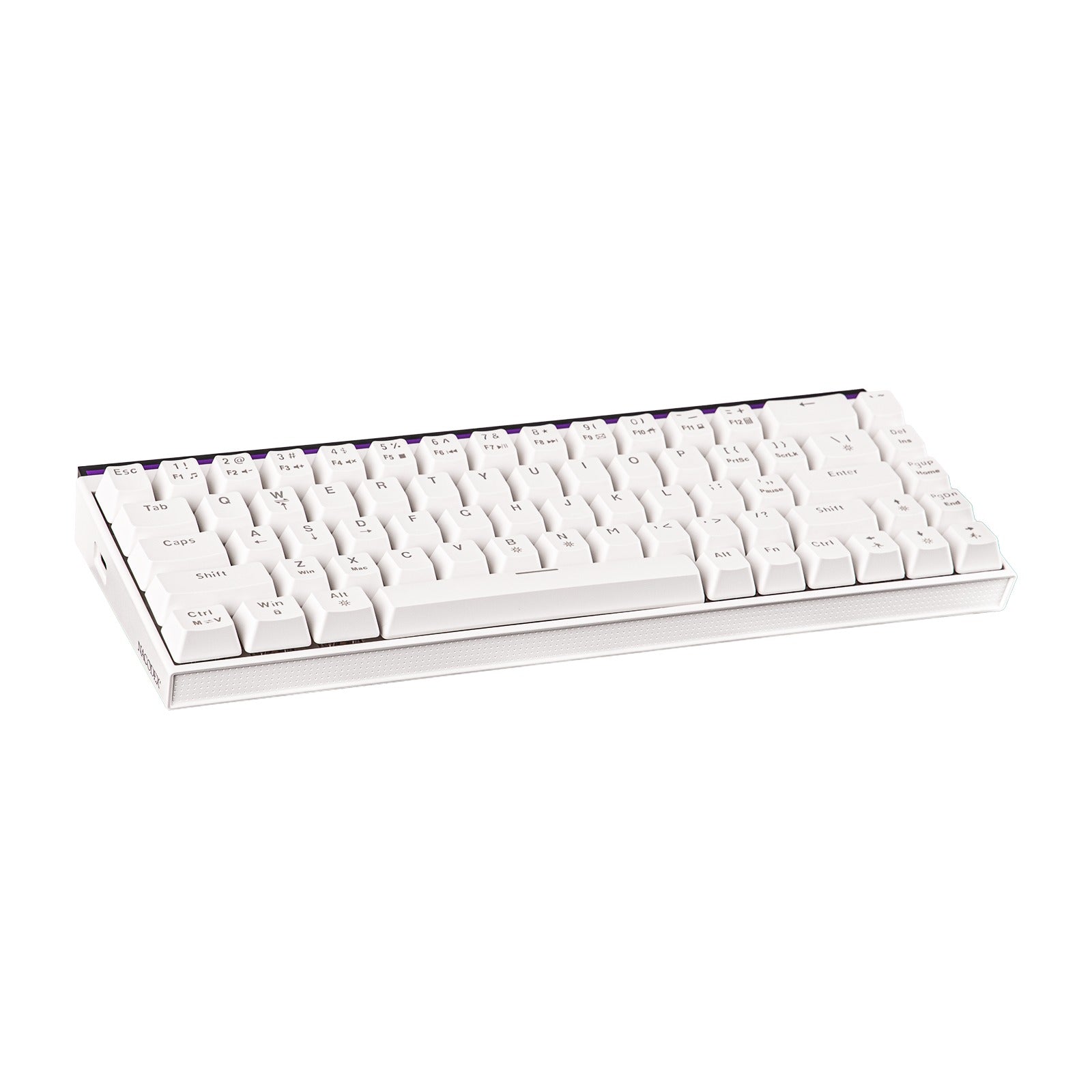 Nacodex x Ajazz NK68 Mixed Light Wired 68-Key Hot-Swappable Mechanical Keyboard (White) (Red Switch)