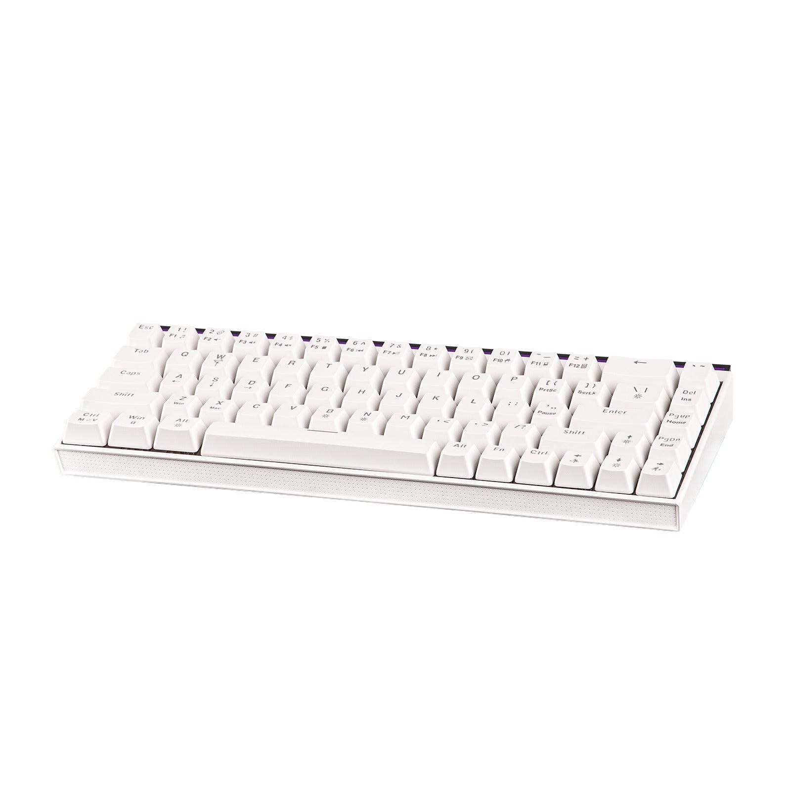 Nacodex x Ajazz NK68 Mixed Light Wired 68-Key Hot-Swappable Mechanical Keyboard (White) (Red Switch)