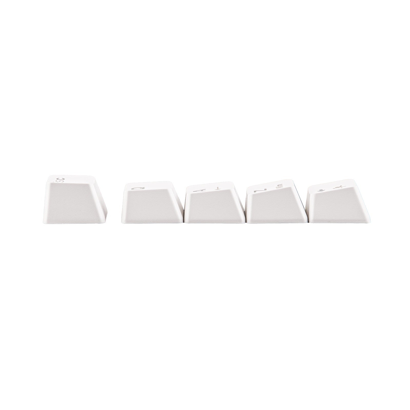 Nacodex x Ajazz NK68 Mixed Light Wired 68-Key Hot-Swappable Mechanical Keyboard (White) (Red Switch)
