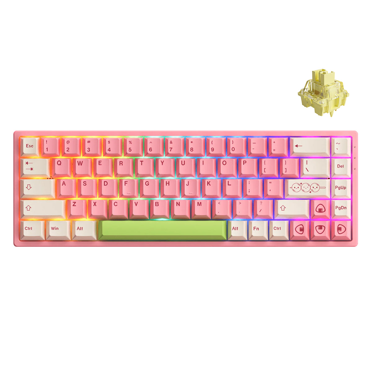 Akko Mochi & Dango 3068B Plus Multi-Modes RGB Mechanical Keyboard