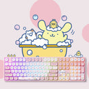 Akko Pompompurin 5108B Plus Multi-Mode RGB Hot-Swappable Mechanical Keyboard (Akko V3 Piano Pro Switch)