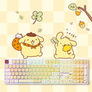 Akko Pompompurin 5108B Plus Multi-Mode RGB Hot-Swappable Mechanical Keyboard (Akko V3 Piano Pro Switch)